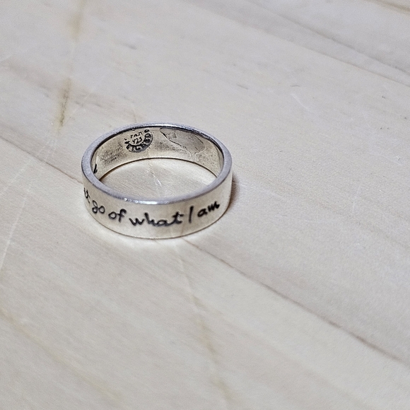 Taxco Mexico Sterling Silver 925 Band Ring Size 7 Motivational Engraving 4 Grams - Picture 6 of 8